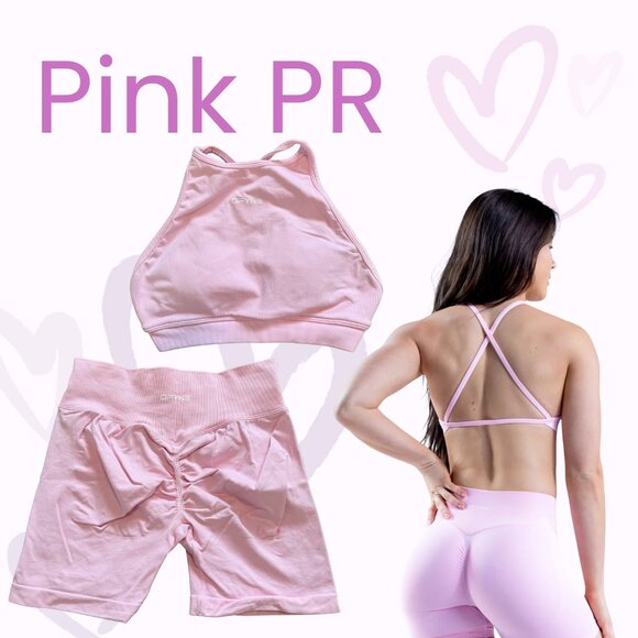 Dfyne Pants - Dfyne Dynamic High Neck Backless Sports Bra (M) and Dynamic Shorts (M)